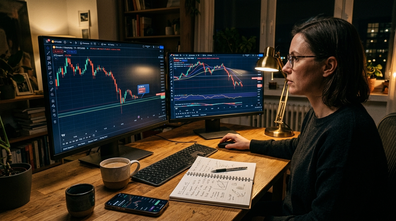 Bitcoin Holds Above $75,700 as Broader Market Cap Drops 4.7% in Risk-Off Session